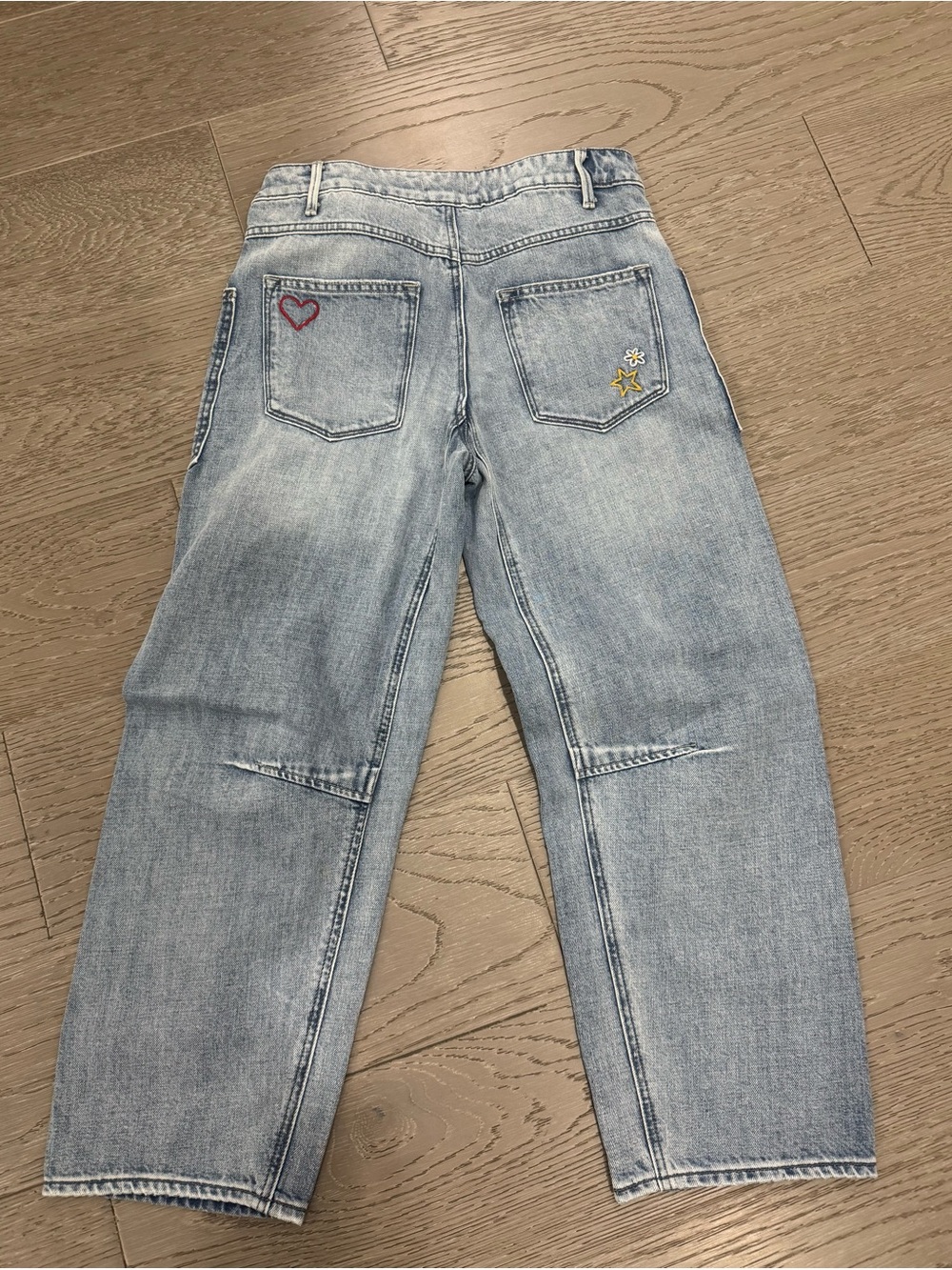 DRIFTWOOD Light Blue Embroidered Boyfriend Jeans - Picture 2 of 4